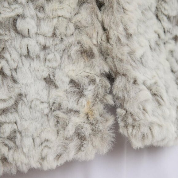 Alice + Olivia gray faux fur evening jacket sz XS - Picture 4 of 7